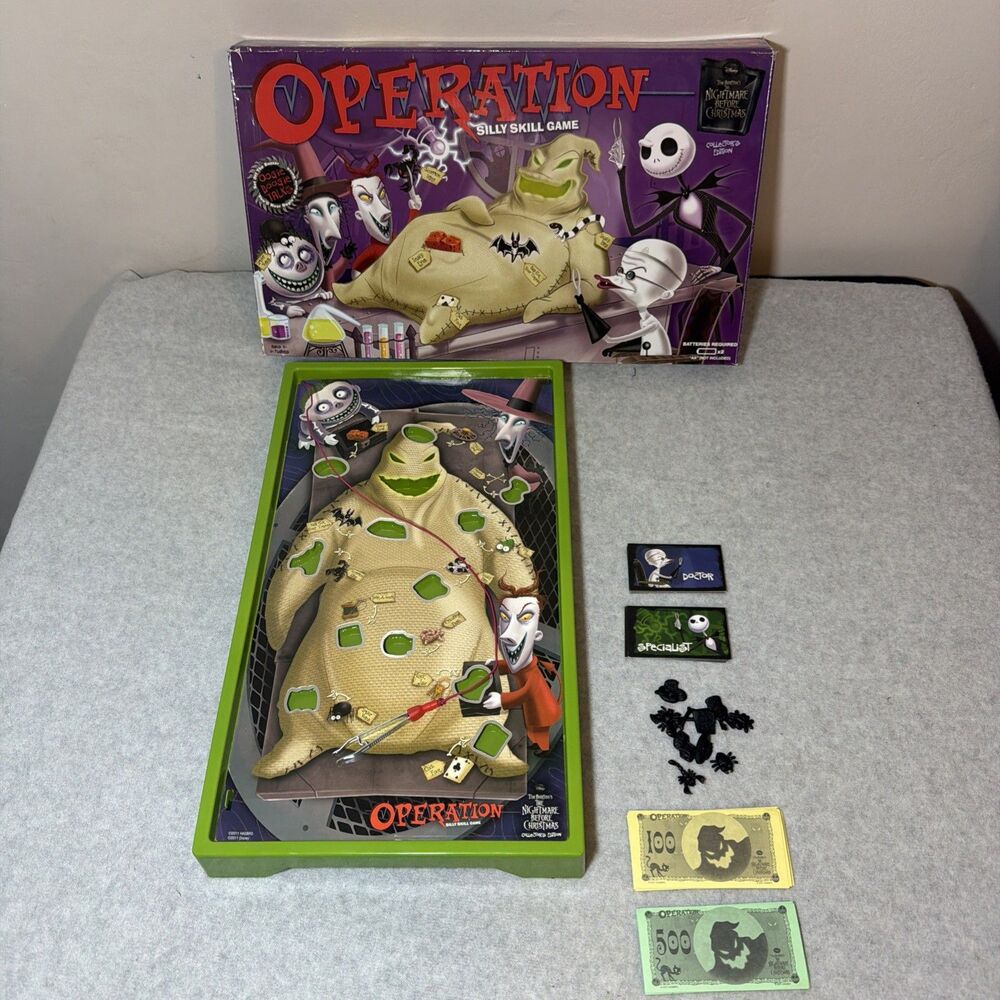 Nightmare Before Christmas Operation Tim Burton Game Collector’s Edition